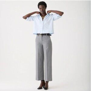 J. Crew Syndey Petite Pant in Four Season Stretch, color heather graphite, sz 0P